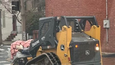 frederick md skid steer chase|Man drives track loader through Frederick refusing to stop, .